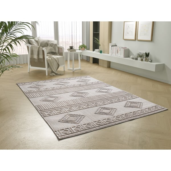 Kilimas smėlio spalvos 77x150 cm Element – Universal-image-1