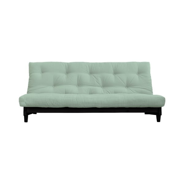 Kintama sofa "Karup" dizainas "Fresh Black/Mint