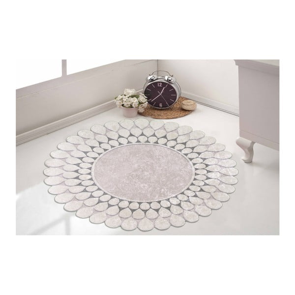 Pilkas kilimas Vitaus Zinno Yesil, ⌀ 80 cm-image-1