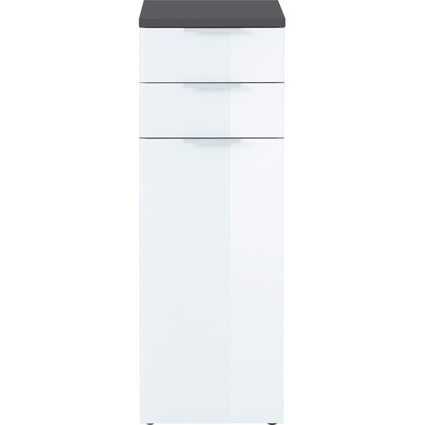Baltos ir pilkos spalvos Germania Pescara spintelė, aukštis 112 cm-image-1