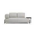Pilkai smėlinės spalvos sofa 220 cm Compo – Kave Home