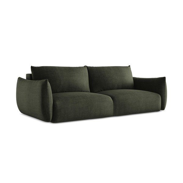 Žalios spalvos sulankstoma sofa 230 cm Leila – Makamii-image-3