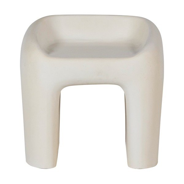 Dramblio kaulo spalvos plastikinė sodo kėdė Nivo – WOOOD-image-2