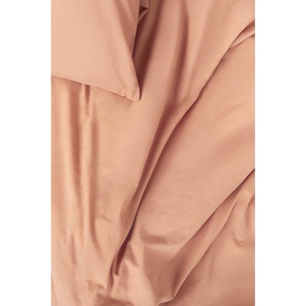 Šviesios terakotos spalvos dvivietė patalynė Bonami Selection, 200 x 220 cm-image-1