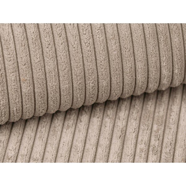 Šviesiai rudos spalvos taburetė iš kordinio velveto Campi – Cosmopolitan Design-image-2