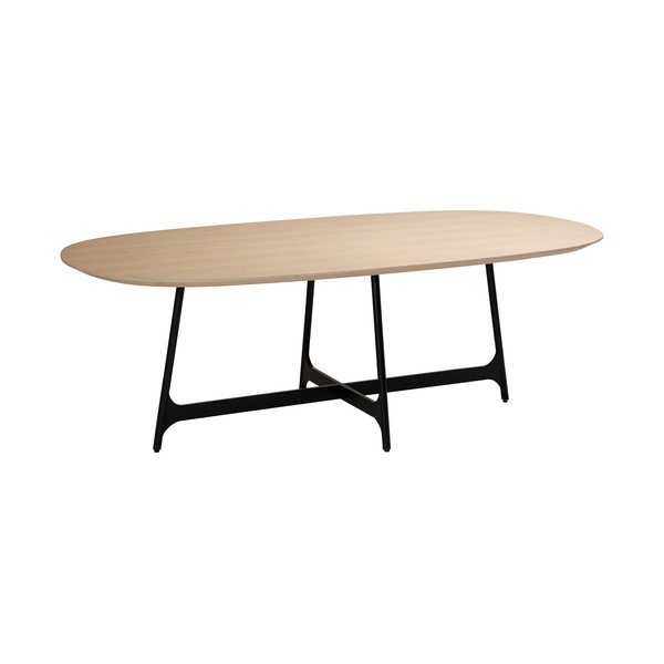 Valgomojo stalas su ąžuoliniu stalviršiu 110x220 cm Ooid - DAN-FORM Denmark-image-2