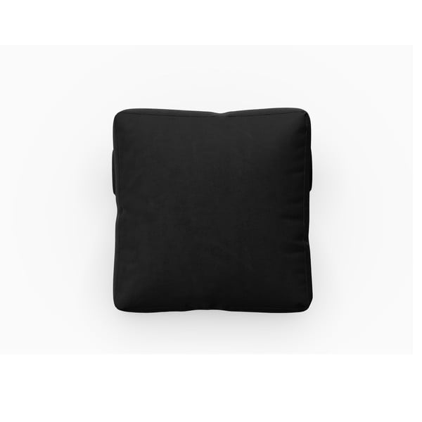 Juoda aksomo pagalvėlė modulinei sofai Rome Velvet - Cosmopolitan Design-image-1