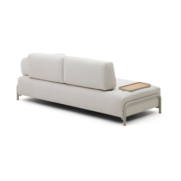 Smėlio spalvos iš šenilinio audinio sofa 232 cm Compo – Kave Home-image-4