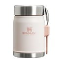 Šviesiai rožinės spalvos iš nerūdijančio plieno maistui termosas Legendary Classic Rose Quartz – Stanley