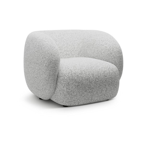 Šviesiai pilkos spalvos krėslas Kate – Micadoni 