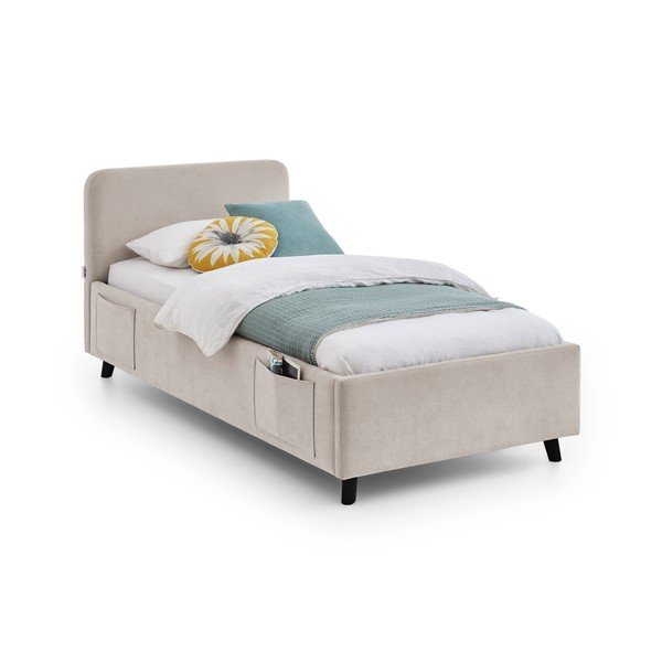 Smėlio spalvos vaikiška lova be grotelių 90x200 cm Cosy – Meise Möbel