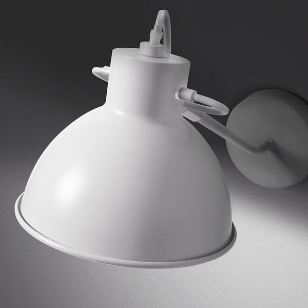 Baltos spalvos sieninė lempa Offelis – Kave Home-image-4