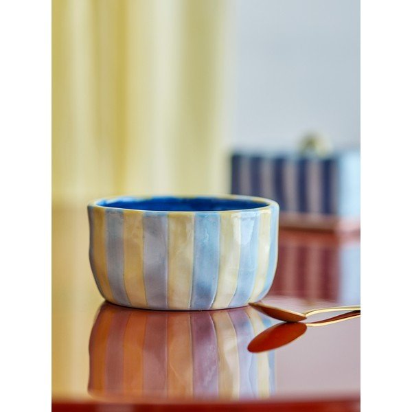 Geltonos spalvos/mėlynos spalvos iš keramikos maži dubenys 4 vnt. 300 ml Phoenix – Bloomingville-image-2