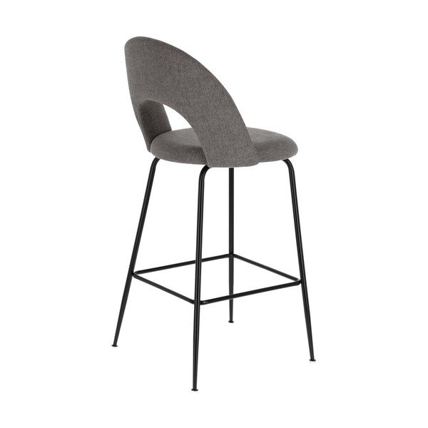 Baro taburėtės pilkos spalvos 4 vnt. (sėdynės aukštis 63 cm) Mahalia – Kave Home-image-2