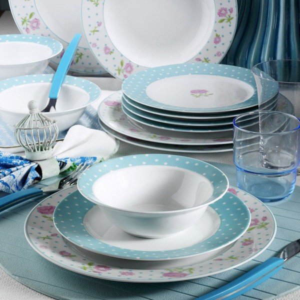 24 dalių porcelianinių indų rinkinys Kutahya Makala-image-1