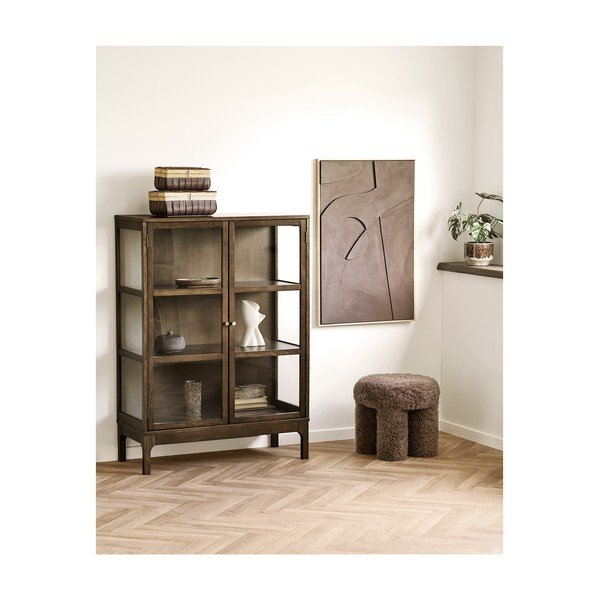 Rudos spalvos iš audinio taburetė Gisborne – House Nordic-image-1