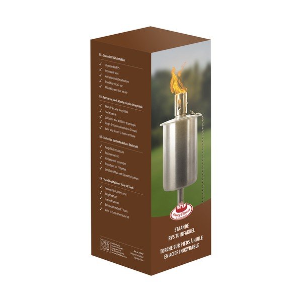 Iš metalo alyvos lempa (aukštis 25 cm) – Esschert Design-image-3