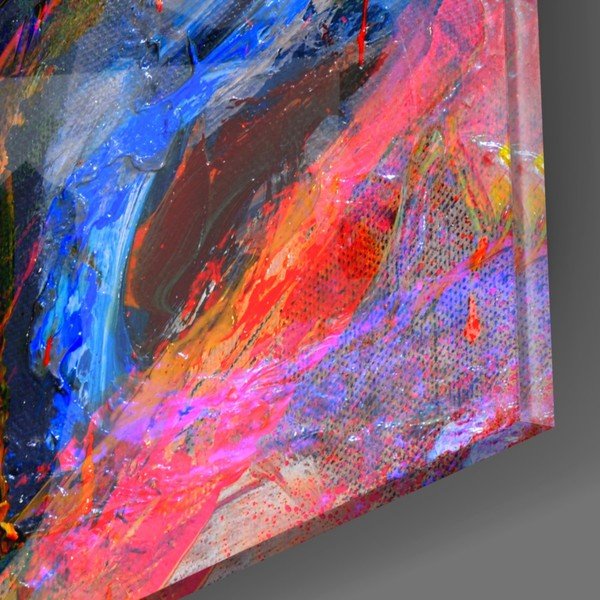 Paveikslas ant stiklo Insigne Color Burst, 72 x 46 cm-image-2