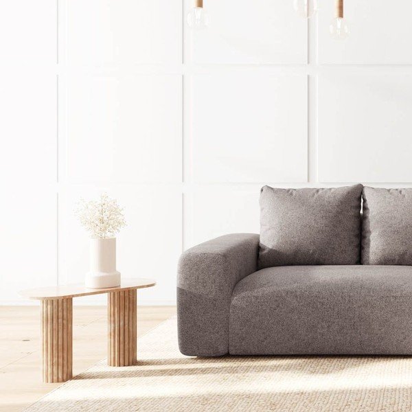 Pilkos spalvos kampinė sofa (su dešiniuoju kampu/su gultu) Monce – Rodier-image-4