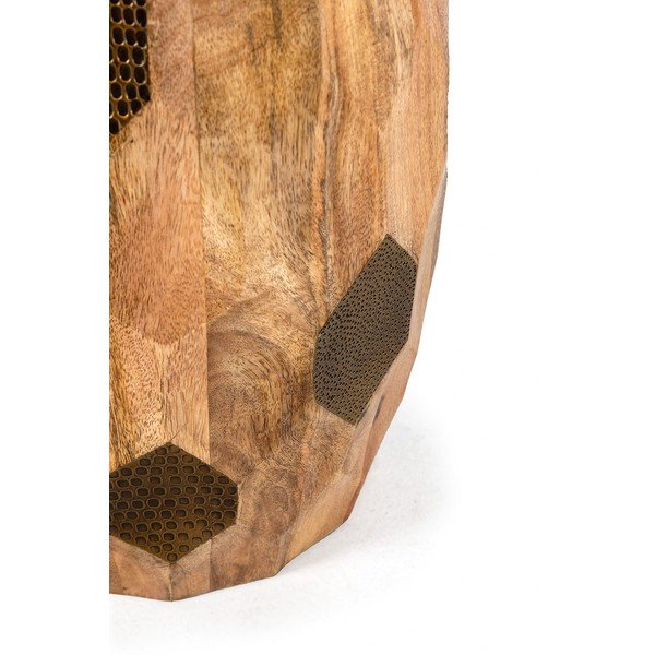 Iš mango masyvo apvalios formos šoninis stalas ø 29 cm Fabia – MOME-image-2