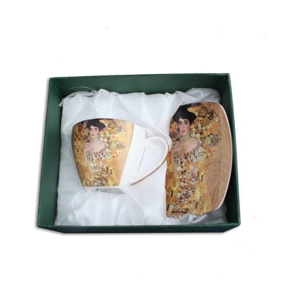 Gustavas Klimtas - puodelis su lėkštele Adele-image-1