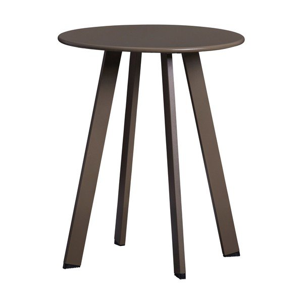 Iš metalo apvalios formos sodo šoninis staliukas ø 40 cm Fer – WOOOD