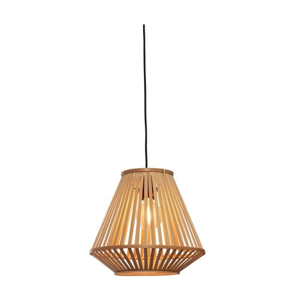 Kabantis šviestuvas natūralios spalvos ø 30 cm su bambukiniu gaubtu Merapi – Good&Mojo