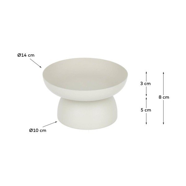 Iš metalo dekoratyvinis padėklas ø 14 cm Kaili – Kave Home-image-4