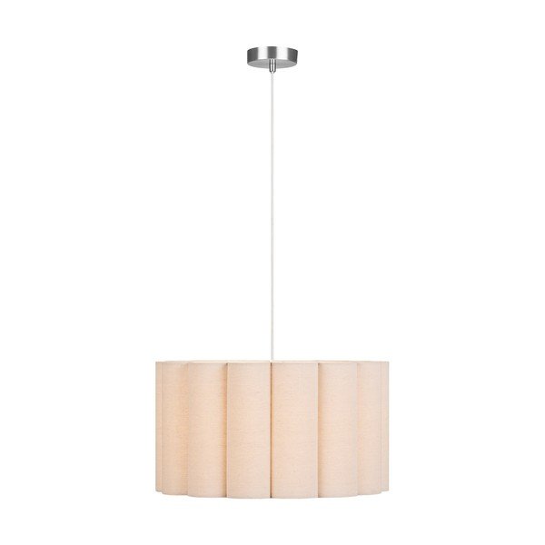 Smėlio spalvos iš lino kabantis šviestuvas ø 45 cm Watton – House Nordic-image-2