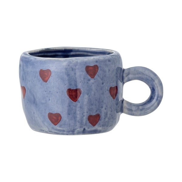 Mėlynos spalvos iš keramikos vaikiškas puodelis 115 ml Nini – Bloomingville Mini