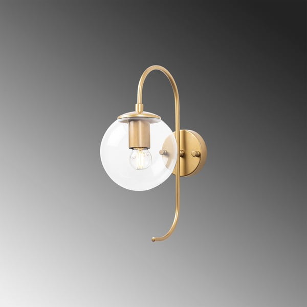Sieninė lempa auksinės spalvos ø 15 cm Jewel – Opviq lights-image-4
