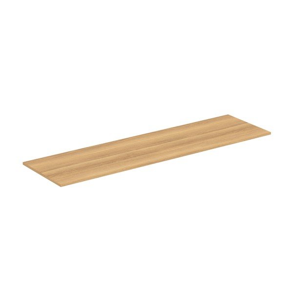 Vonios kambario stalviršis natūralios spalvos iš ąžuolo 180x51 cm i.Life B – Ideal Standard-image-1