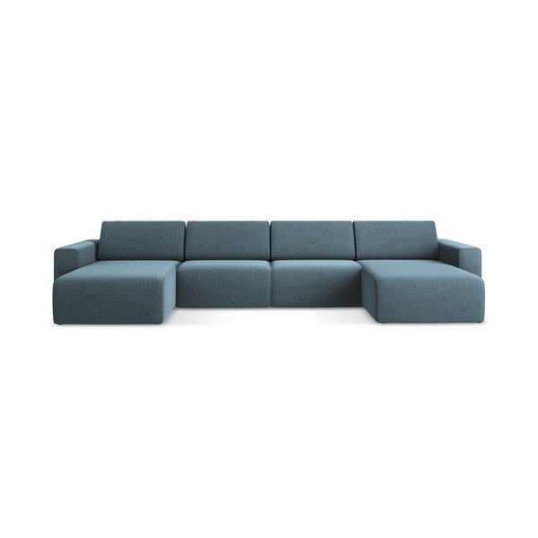 Mėlynos spalvos kampinė sofa Kalea – Makamii