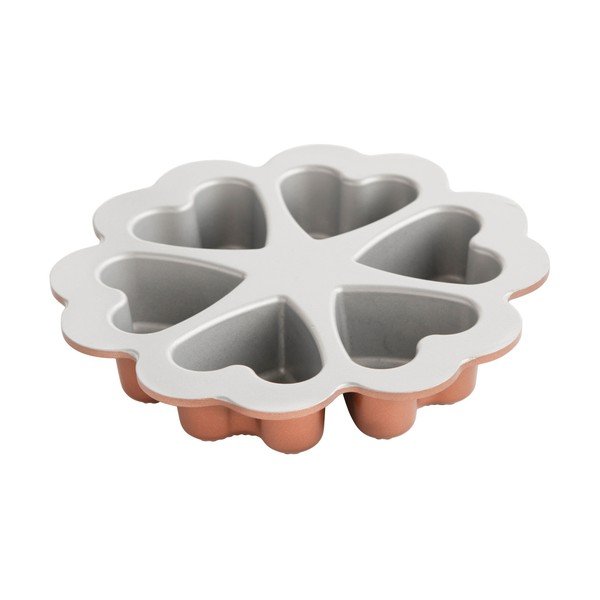 Vario spalvos forma 6 širdies formos pyragaičiams Nordic Ware Valentine, 500 ml-image-4