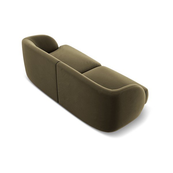 Sofa žalios spalvos iš velveto 184 cm Miley  – Micadoni Home-image-3