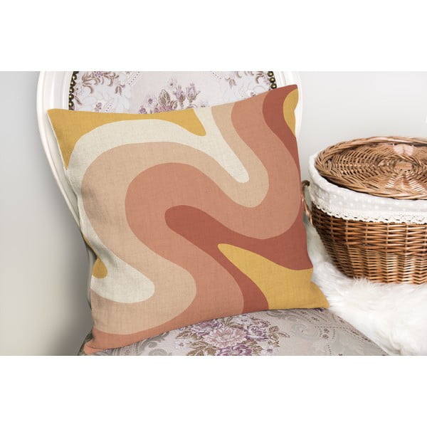 Dekoratyvinis pagalvės užvalkalas 43x43 cm Strawberry Creamsicle – Mila Home-image-1