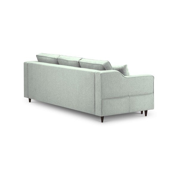 Šviesiai žalia trivietė sofa-lova su daiktadėže Mazzini Sofos Narcisse-image-4