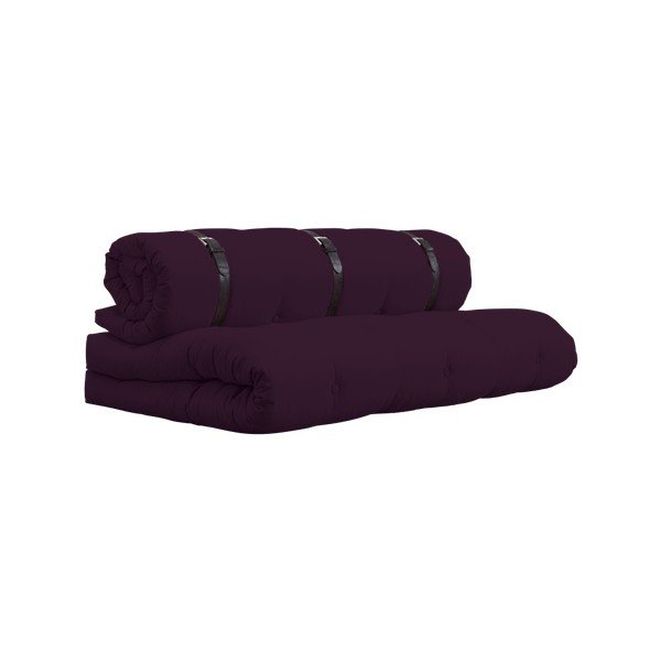 Kintama sofa su odiniais dirželiais "Karup Buckle Up Purple Plum-image-4