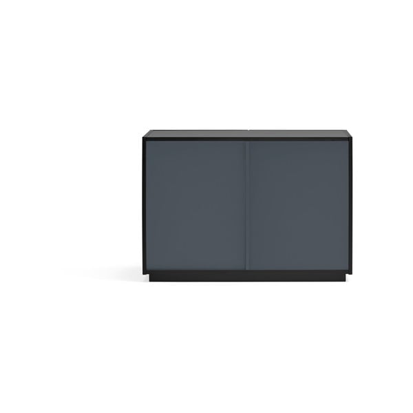 Žema šoninė spintelė juodos spalvos 100x70 cm Doric – Teulat-image-4