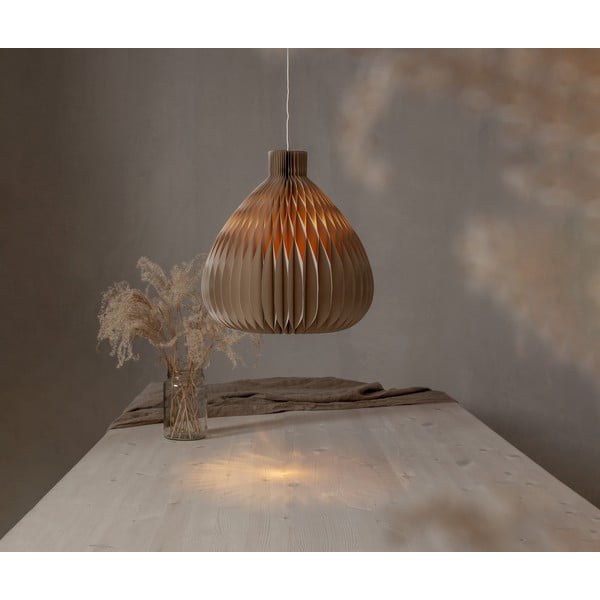 Šviestuvo gaubtas šviesiai rudos spalvos ø 38 cm Honeycomb – Star Trading-image-4