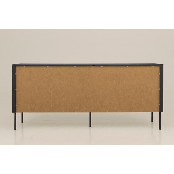 Juodos spalvos komoda Tenzo Switch, 173 x 76 cm-image-1