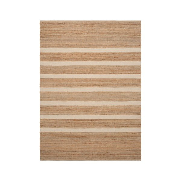 Rankų darbo natūralios spalvos iš džiuto mišinio kilimas 200x300 cm Otti – Jotex