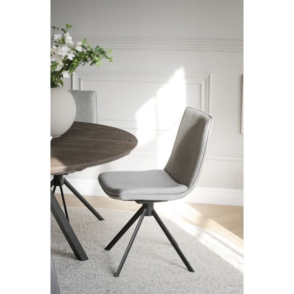 Smėlio spalvos pasukamos valgomojo kėdės 2 vnt. Lowell - Rowico-image-1