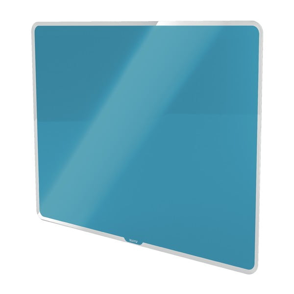 Mėlyna stiklinė magnetinė lenta Leitz Cosy, 80 x 60 cm