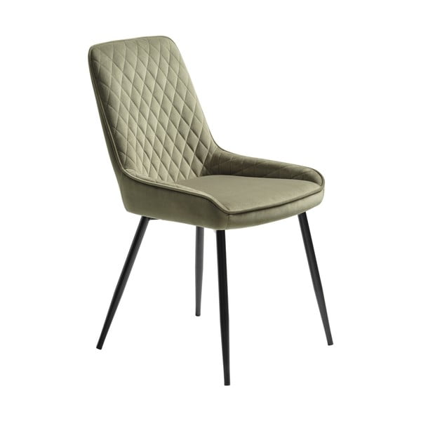 Žalia aksomo valgomojo kėdė Milton - Unique Furniture