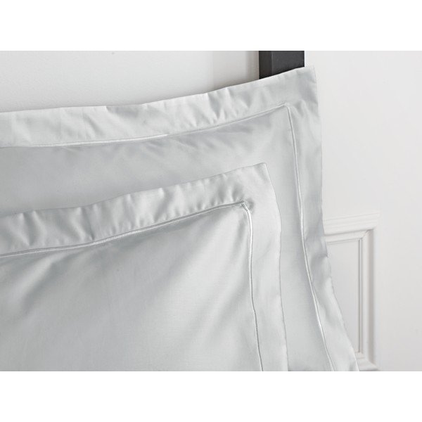 Pilkas medvilnės satino užvalkalas Bianca Oxford Luxury, 50 x 75 cm-image-1