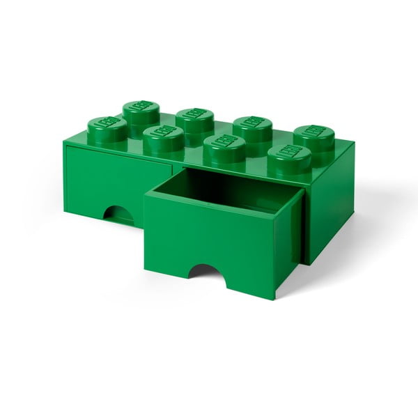 Žalia daiktadėžė su 2 stalčiais LEGO®-image-1