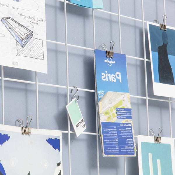 Balta metalinė skelbimų lenta, 50 x 70 cm-image-4