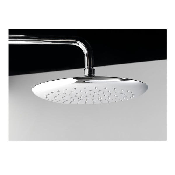 Iš žalvario dušo komplektas blizgios sidabrinės spalvos su termostatiniu maišytuvu su dušo galvute/su rankiniu dušu 131 cm Solaris – Sapho-image-4