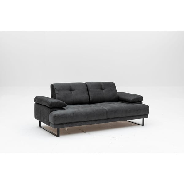 Sofa tamsiai pilkos spalvos 199 cm Mustang – Balcab Home-image-1